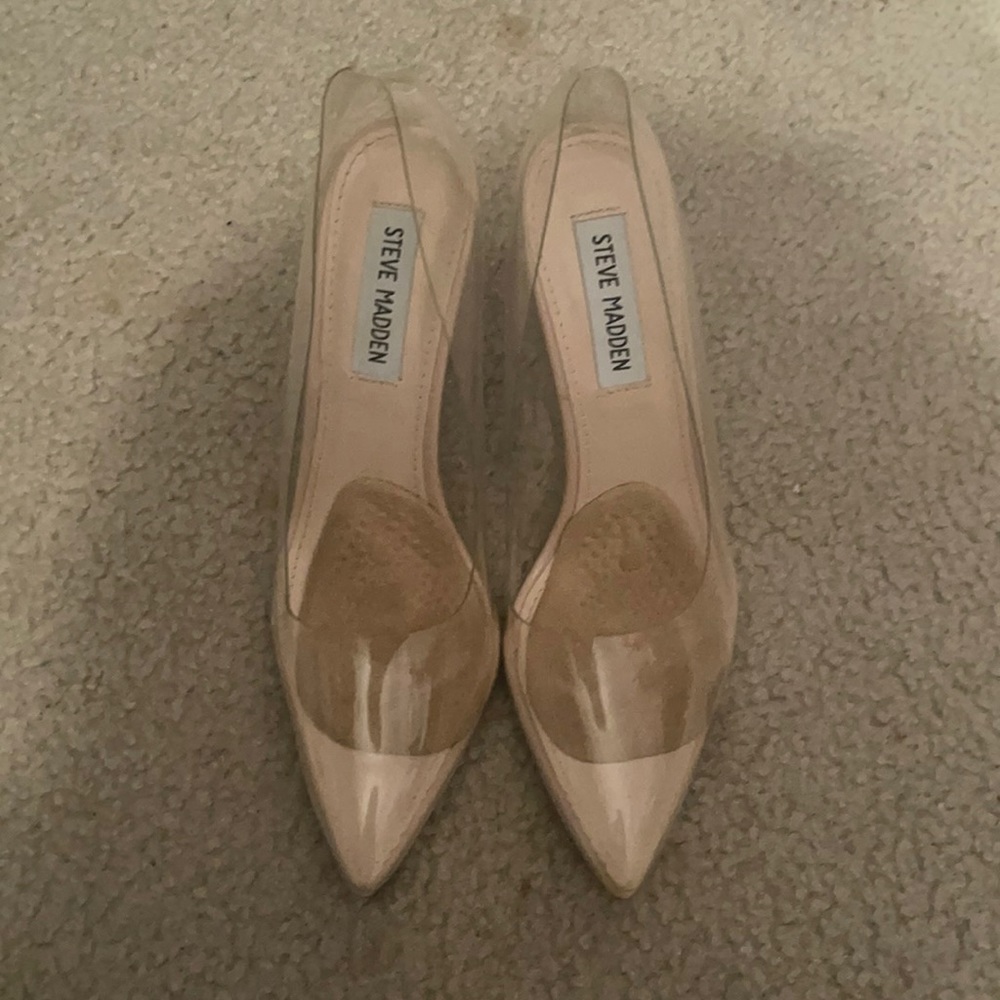 Clear Steve Madden Pumps